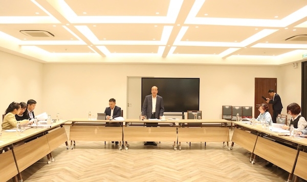 Quang cảnh buổi thẩm định. Ảnh: MOJ.