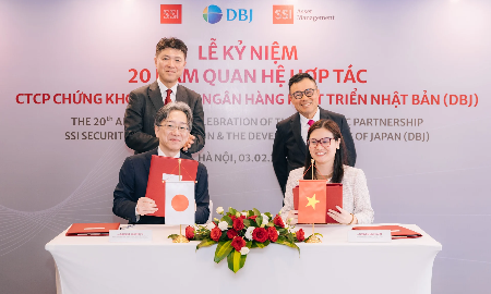 SSIAM hợp tác với DBJ thành lập quỹ đầu tư Japan Vietnam Capital Fund.