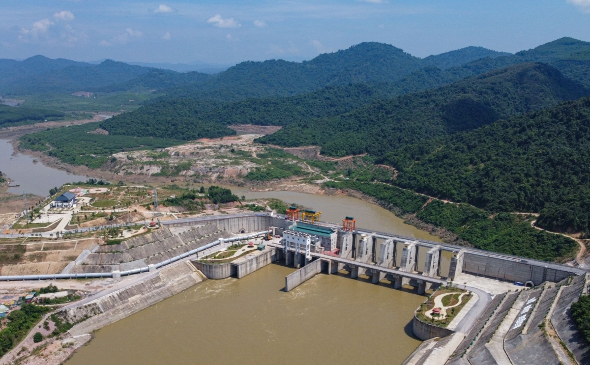 Dự án Hồ chứa nước Bản Mồng. Ảnh; Thanh Huyền