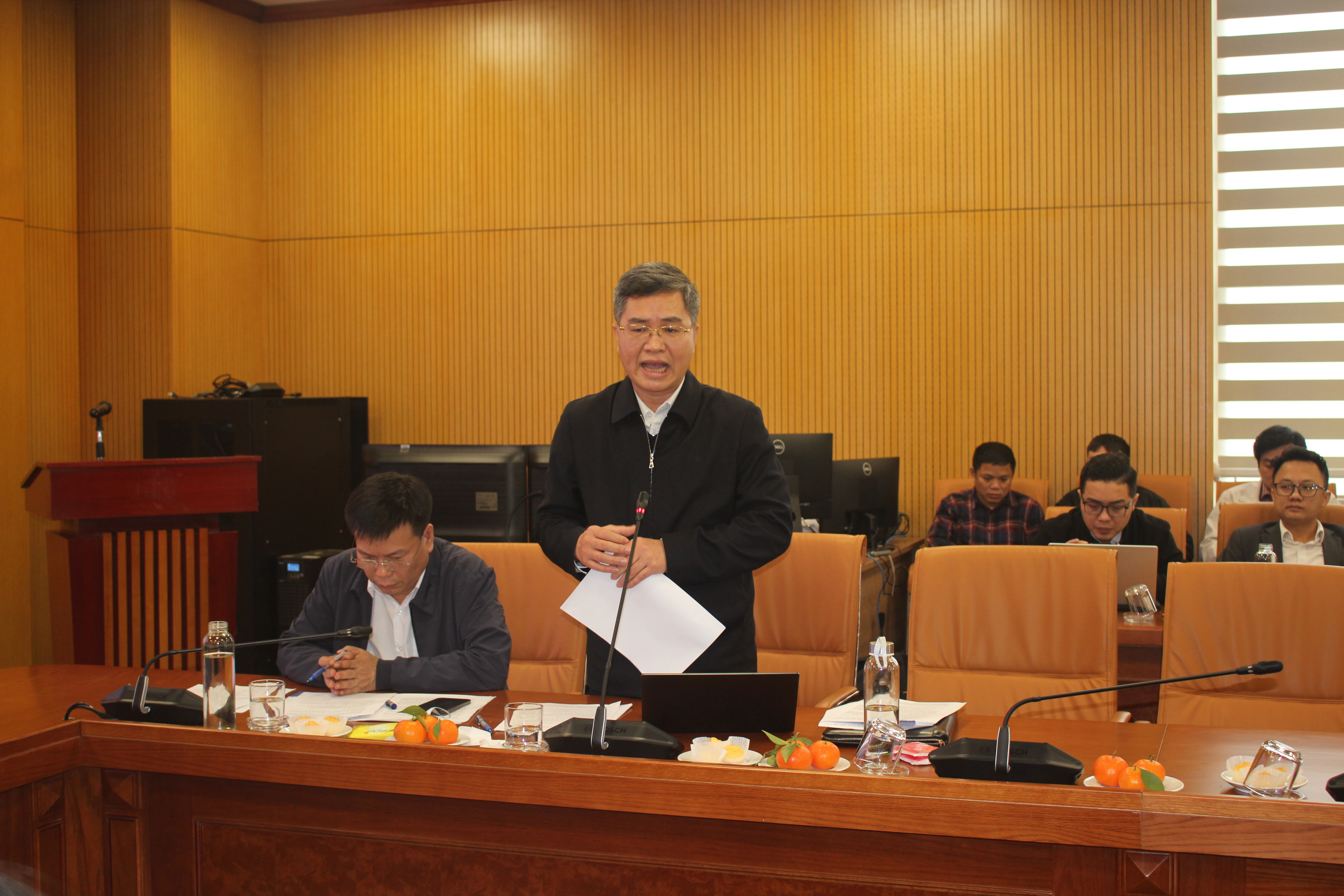 Ông Trần Gia Long: "Xuất khẩu nông lâm thuỷ sản sang Trung Quốc trong tháng 1/2026 ước tăng 66,1% so với tháng 1/2025". Ảnh: Chu Khôi