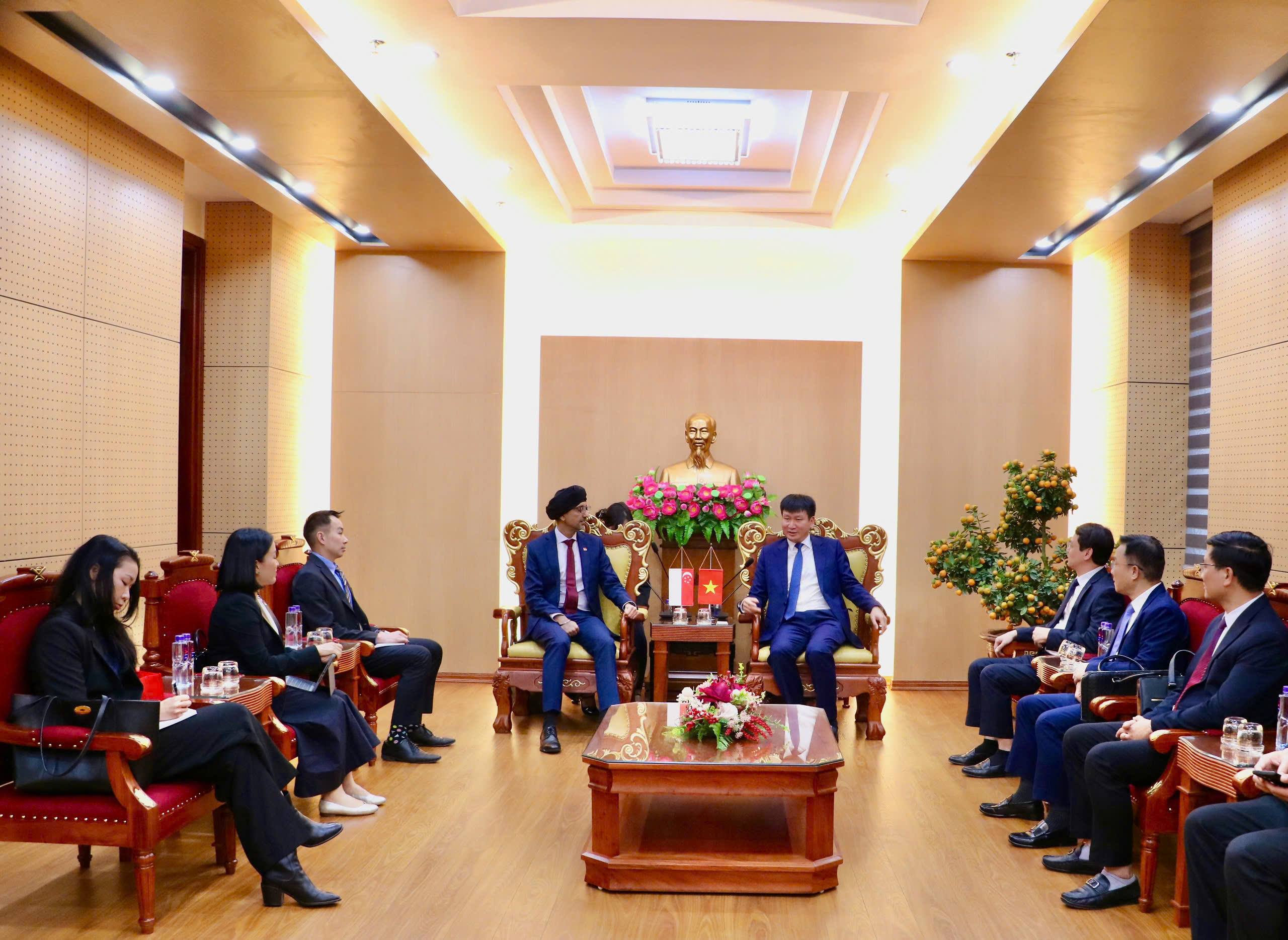 Toàn cảnh buổi tiếp. Ảnh: An Na