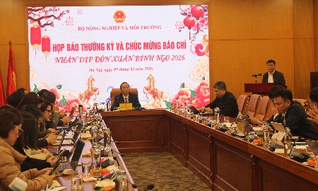 Quang cảnh họp báo. Ảnh: Chu Khôi