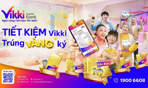 Càng về cuối, cuộc đua gửi tiết kiệm rước lộc vàng cùng Vikki Bank càng nóng