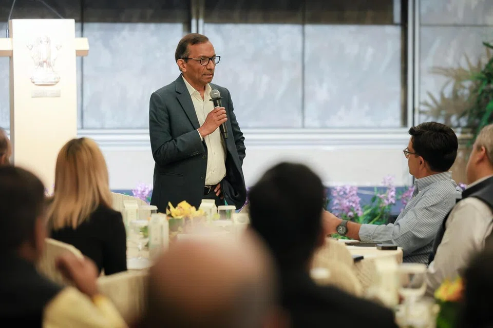 Tiến sĩ Pawan Goenka có mặt tại Singapore ngày để tham dự Hội nghị Thượng đỉnh Không gian đầu tiên của Singapore nhằm thu hút sự quan tâm của các nhà đầu tư địa phương đối với các start-up không gian Ấn Độ. Ảnh: Gavin Foo