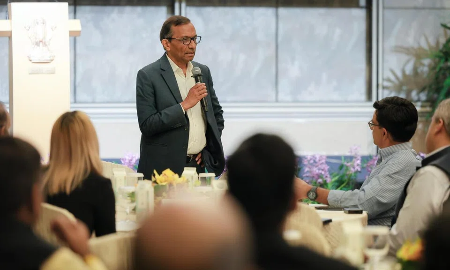 Tiến sĩ Pawan Goenka có mặt tại Singapore ngày để tham dự Hội nghị Thượng đỉnh Không gian đầu tiên của Singapore nhằm thu hút sự quan tâm của các nhà đầu tư địa phương đối với các start-up không gian Ấn Độ. Ảnh: Gavin Foo