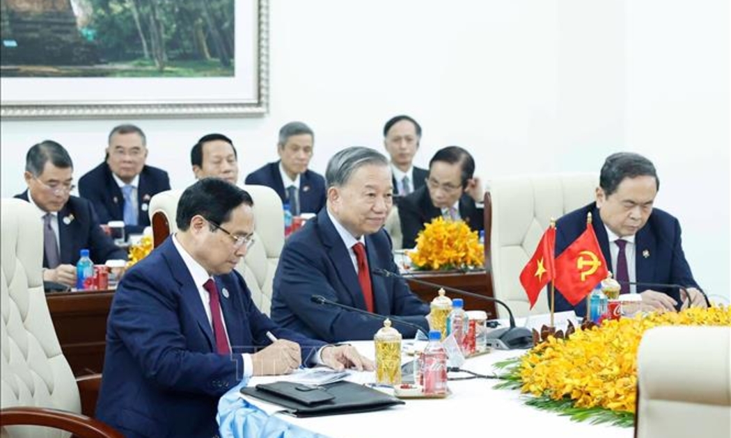 Tổng Bí thư Tô Lâm và Chủ tịch CPP Hun Sen đồng chủ trì Cuộc gặp cấp cao hai Đảng Việt Nam – Campuchia