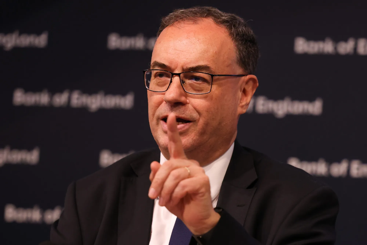 Thống đốc BOE Andrew Bailey - Ảnh: Bloomberg.