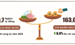 Thặng dư ngân sách gần 208 nghìn tỷ đồng ngay tháng đầu năm