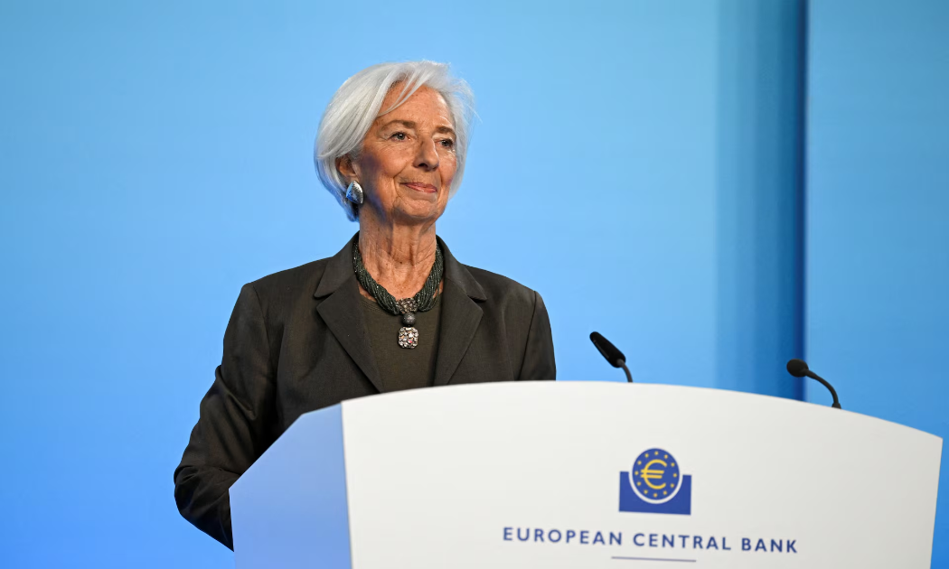 Chủ tịch ECB Christine Lagarde tại một cuộc họp báo vào ngày 5/2/2026-  Ảnh: Reuters.
