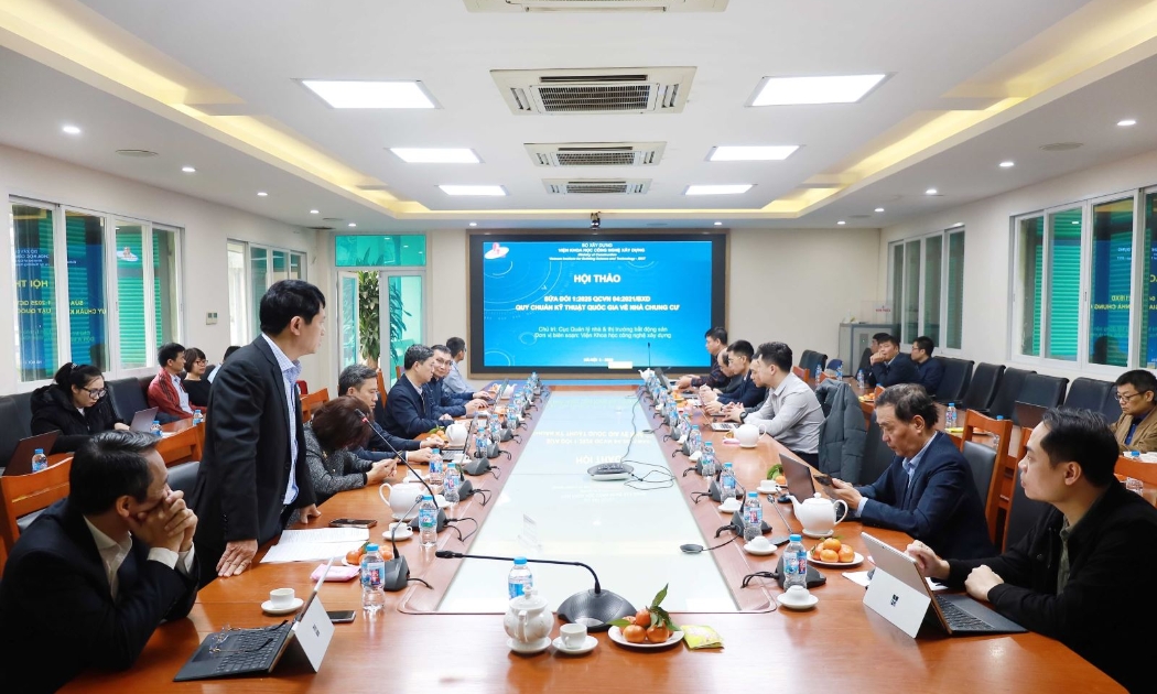 Hoàn thiện dự thảo Sửa đổi quy chuẩn kỹ thuật về nhà chung cư