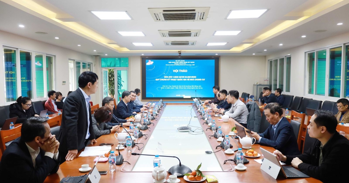 Hoàn thiện dự thảo Sửa đổi quy chuẩn kỹ thuật về nhà chung cư