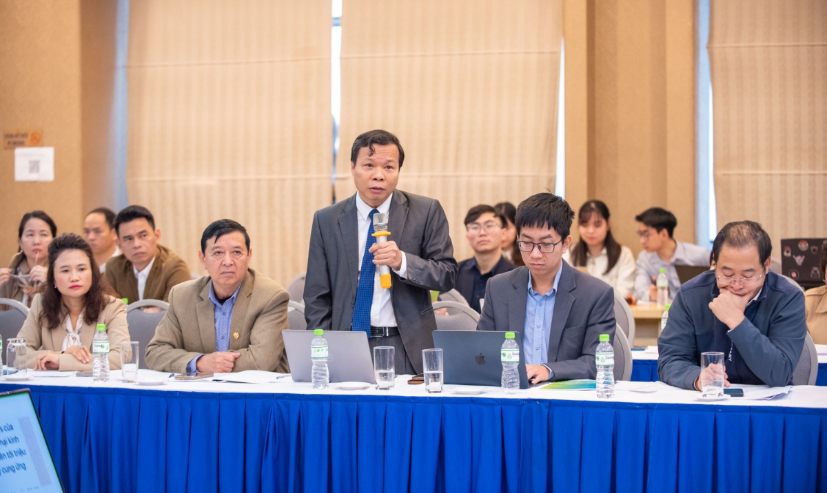 Ông Nguyễn Hồng Uy, Tiểu ban Thực phẩm Dinh dưỡng, EuroCham, phát biểu tại hội thảo