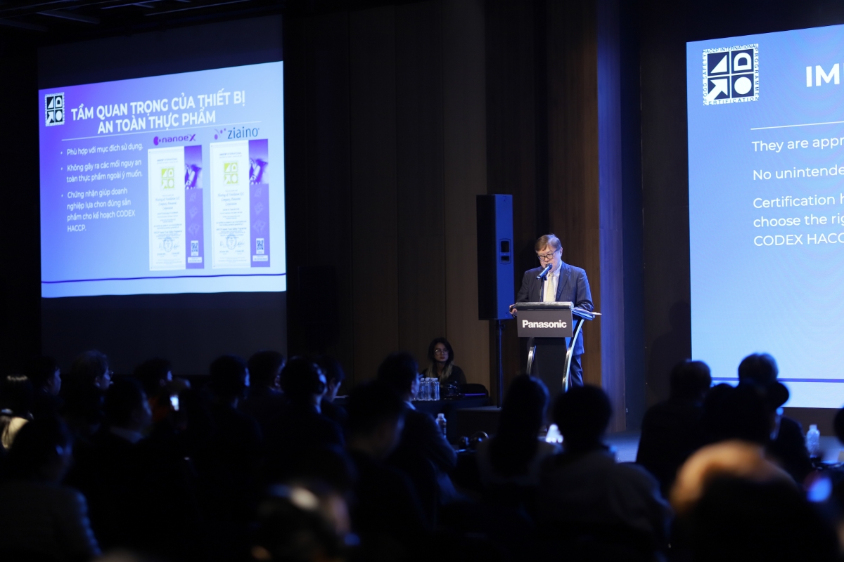 Chứng nhận quốc tế HACCP là minh chứng cho năng lực nghiên cứu vượt trội của Panasonic. Ảnh:&nbsp;Panasonic.