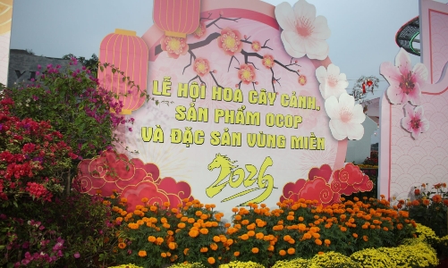 Tưng bừng nhiều đường hoa, hội chợ Xuân Bính Ngọ tại Hà Nội