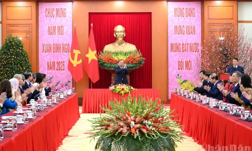 Tổng Bí thư Tô Lâm gặp mặt Đoàn kiều bào tiêu biểu 