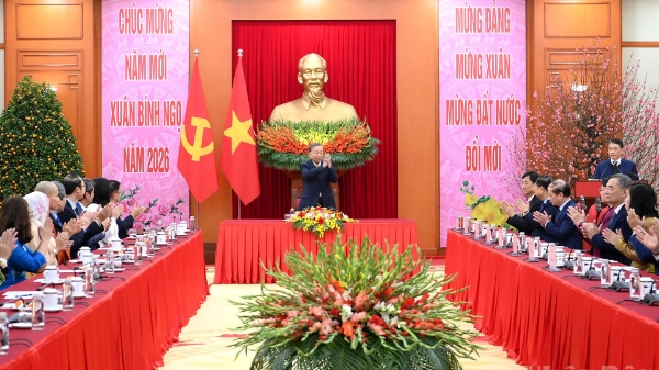 Tổng Bí thư Tô Lâm gặp mặt Đoàn kiều bào tiêu biểu 