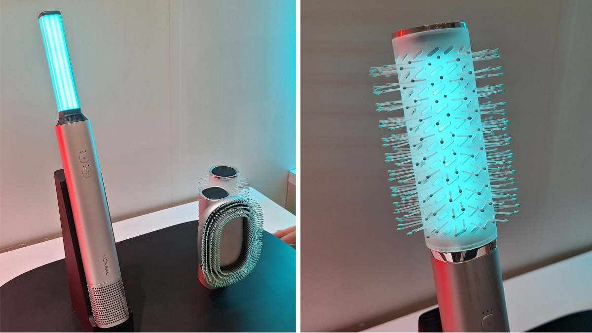 Thiết bị tạo kiểu tóc Light Straight + Multi-Styler.