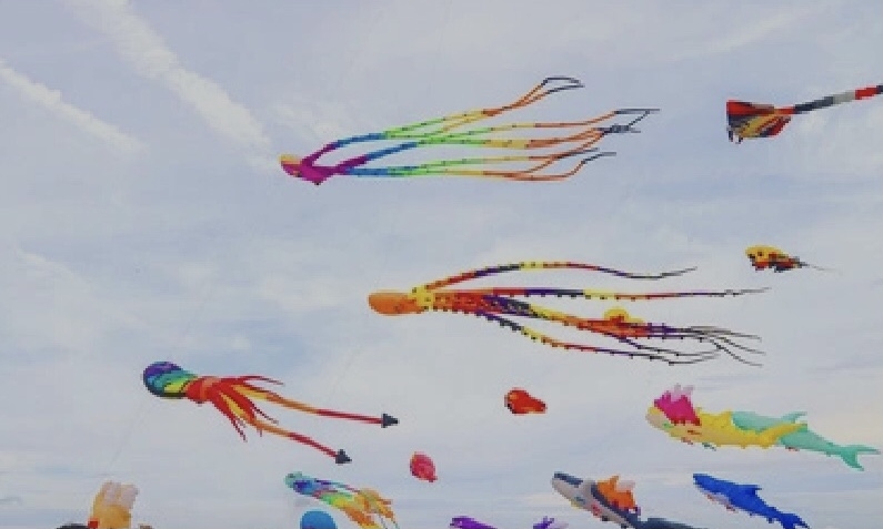 Lễ Hội Diều tại bãi biển Mỹ Khê.