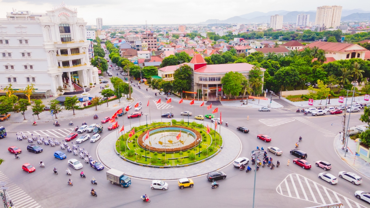 Vinh đang sở hữu nhiều động lực tăng trưởng mạnh mẽ. Ảnh:&nbsp;NewX Estate.