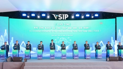Construction of VSIP Nam Dinh starts in Ninh Binh province