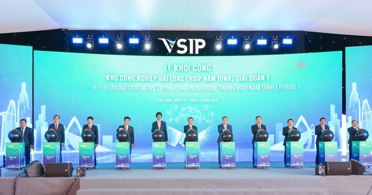 Construction of VSIP Nam Dinh starts in Ninh Binh province