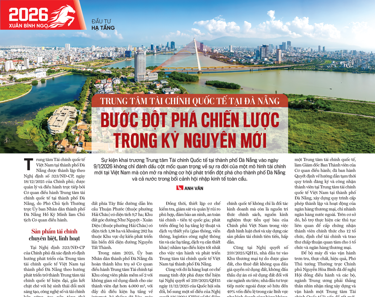 Trung tâm Tài chính quốc tế tại Đà Nẵng: Bước đột phá chiến lược trong kỷ nguyên mới - Ảnh 1