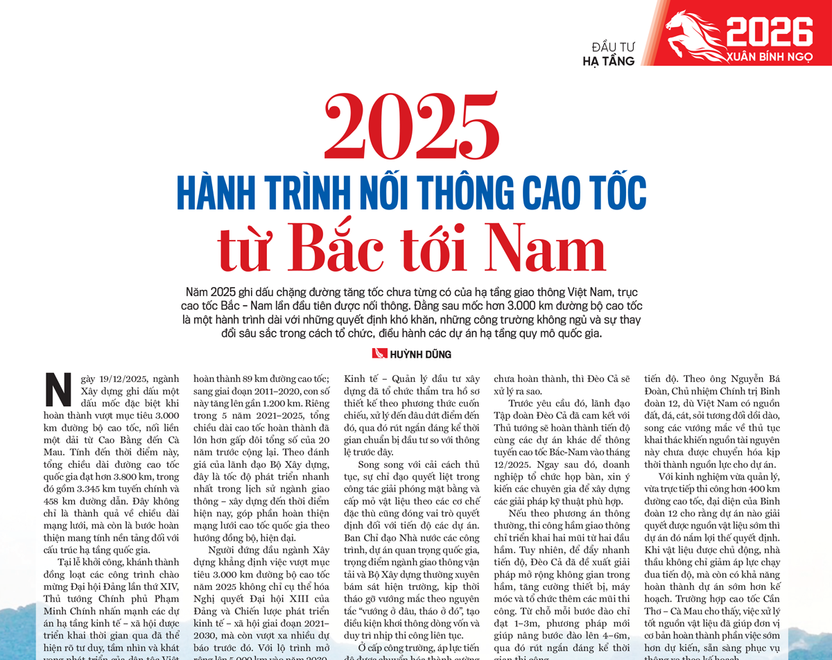 2025: Hành trình nối thông cao tốc từ Bắc tới Nam - Ảnh 2