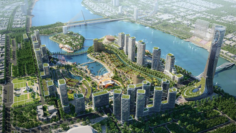 Phối cảnh dự án.