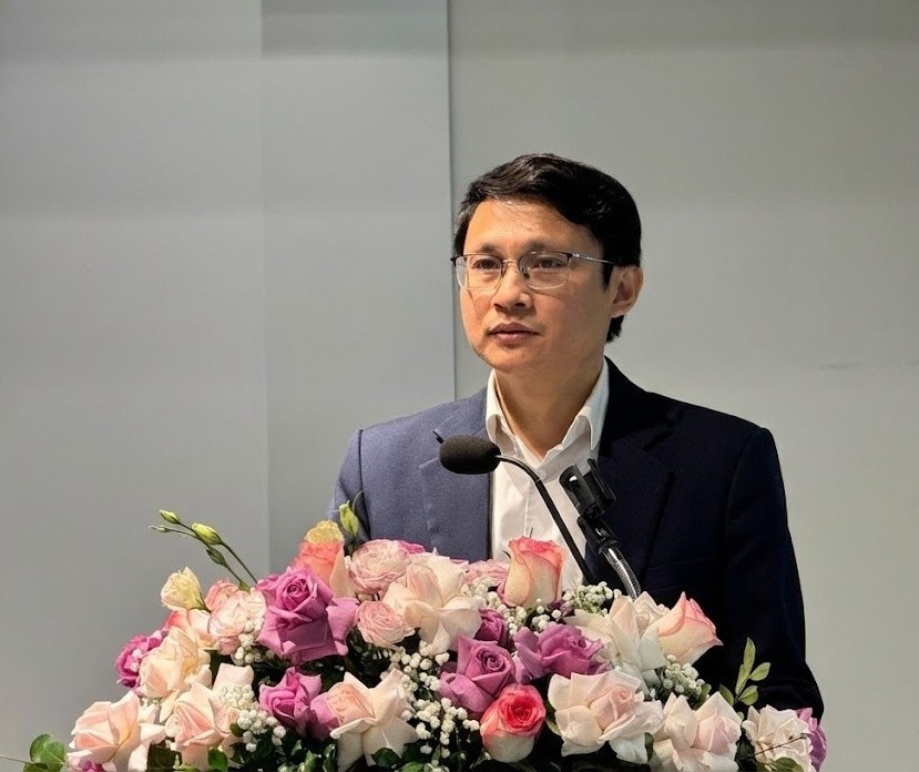 Ông Võ Xuân Hoài, Phó Giám đốc Trung tâm Đổi mới sáng tạo Quốc gia (NIC) phát biểu tại sự kiện.