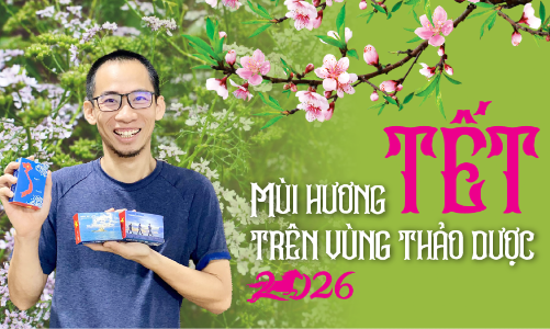 Mùi hương Tết trên vùng thảo dược