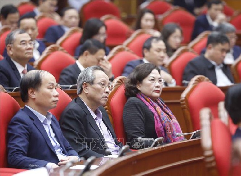 Các đại biểu tham dự cuộc gặp mặt - Ảnh: TTXVN