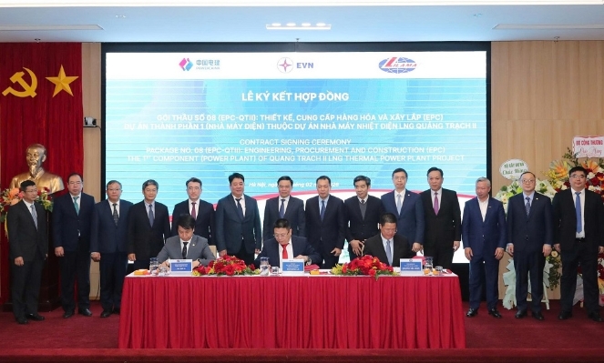 EPC contract signed for $972 mln Quang Trach II LNG power project