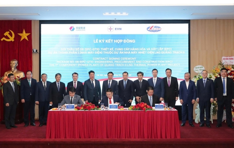 EPC contract signed for $972 mln Quang Trach II LNG power project