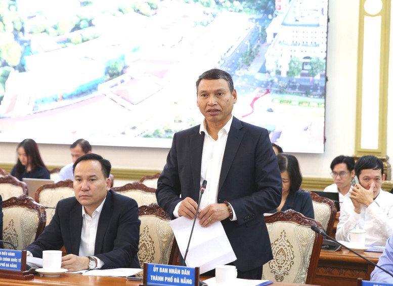 Phó Chủ tịch Thường trực UBND thành phố Đà Nẵng Hồ Kỳ Minh phát biểu - Ảnh: VGP/Nguyễn Hoàng