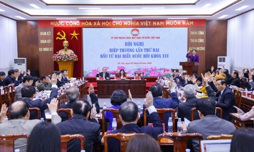 1.041 người được đưa vào danh sách sơ bộ ứng cử đại biểu Quốc hội khóa XVI