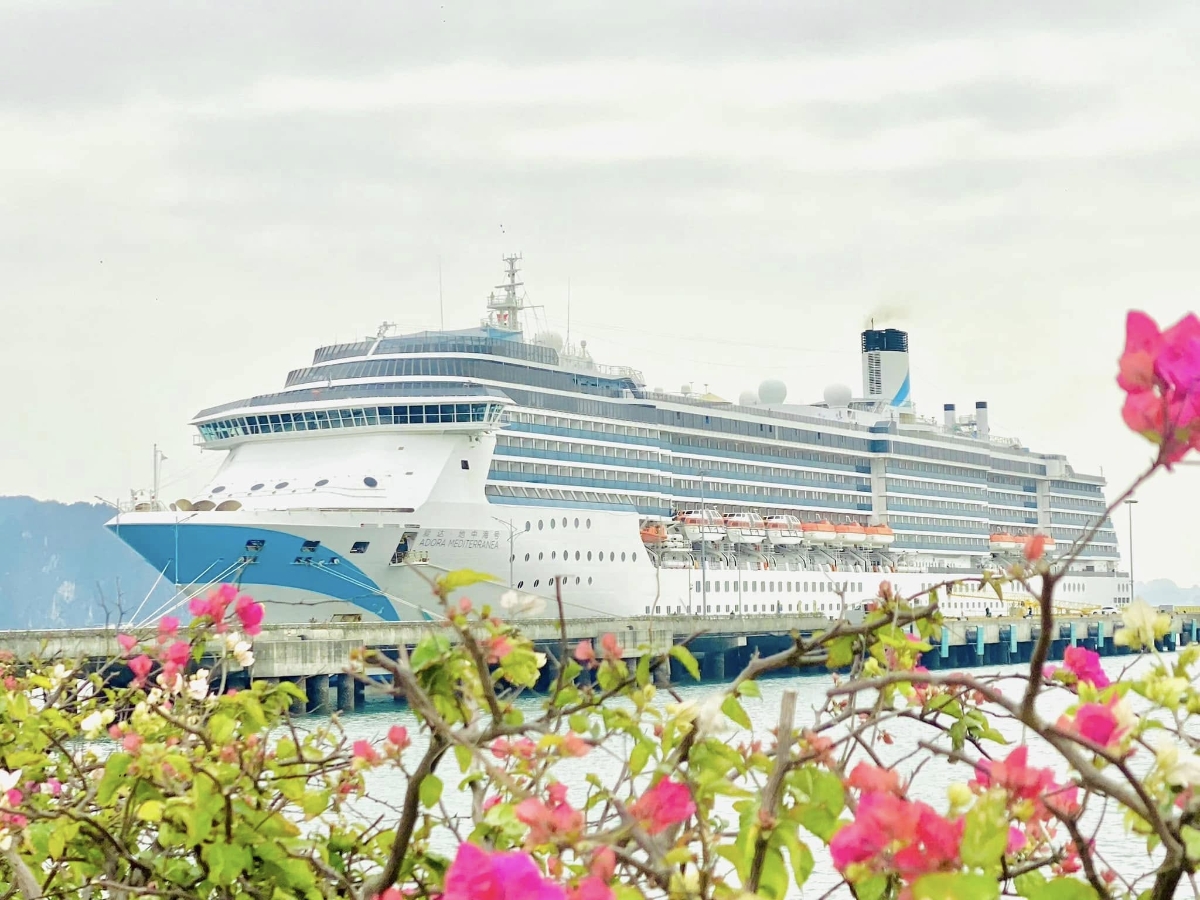 Tàu Adora Mediterranea (quốc tịch Bahamas) ghé Quảng Ninh ba đợt vào các ngày 29 Tết, mùng 4 và mùng 9 Tết.