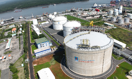 Kho LNG Thị Vải của PV GAS. Ảnh minh họa.
