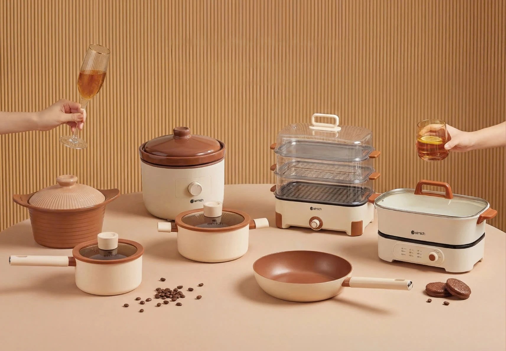 BST gia dụng ceramic cao cấp Elmich Mocha mang đến những bữa ăn ấm áp, ngọt ngào cho từng khoảnh khắc sum vầy.