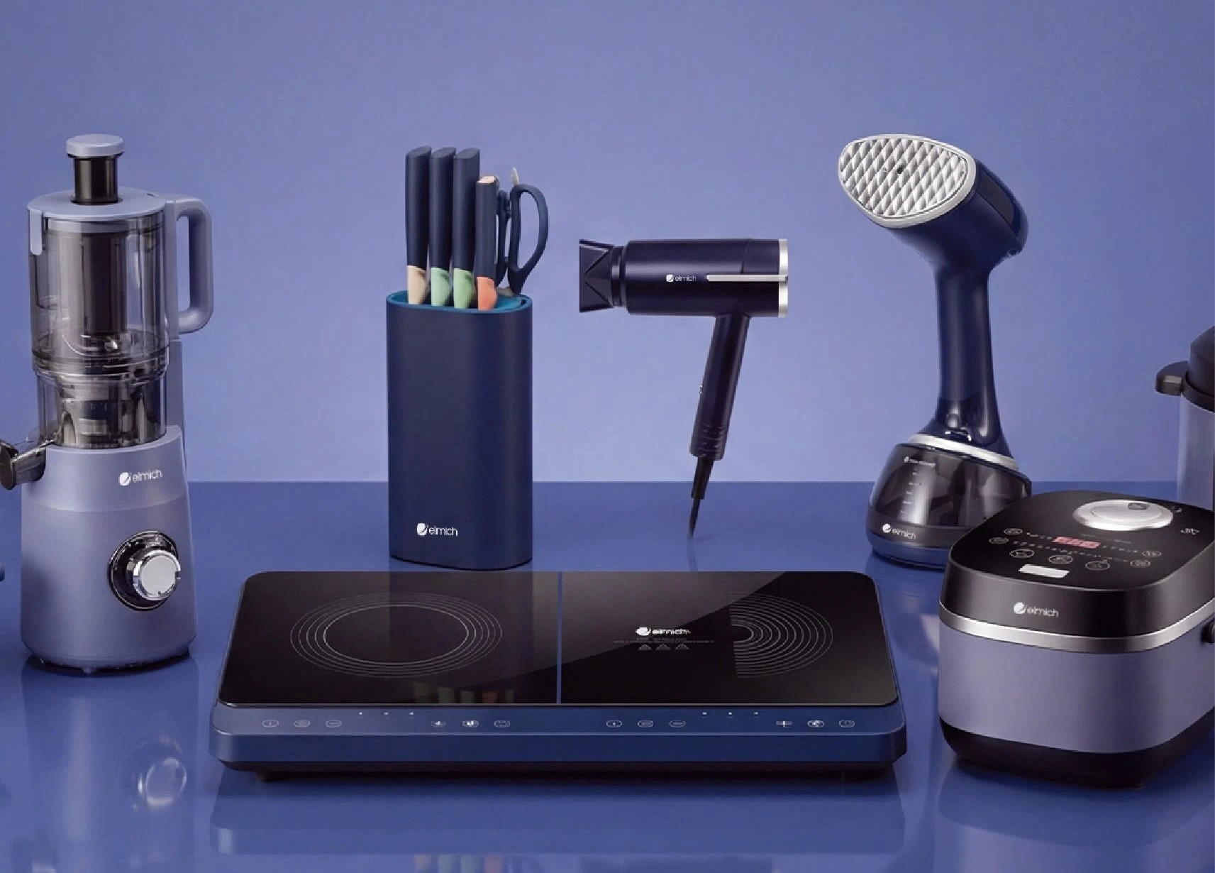 BST Blueberry giúp gian bếp thêm trẻ trung và sang trọng.