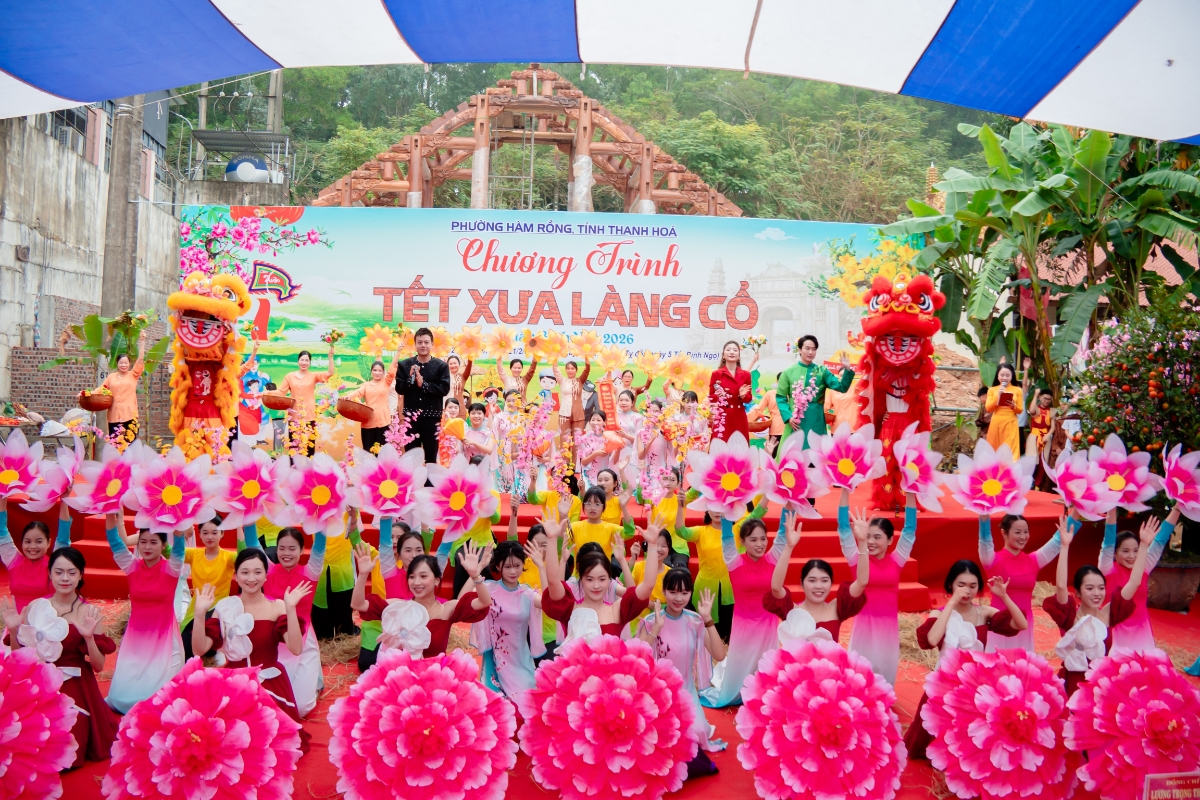 Được tổ chức năm thứ tư, “Tết xưa làng cổ” dần trở thành hoạt động thường niên mỗi dịp Xuân về ở làng Đông Sơn