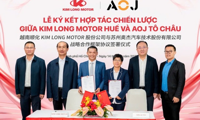 Kim Long Motor, AOJ Suzhou team up to elevate Vietnam's auto industry