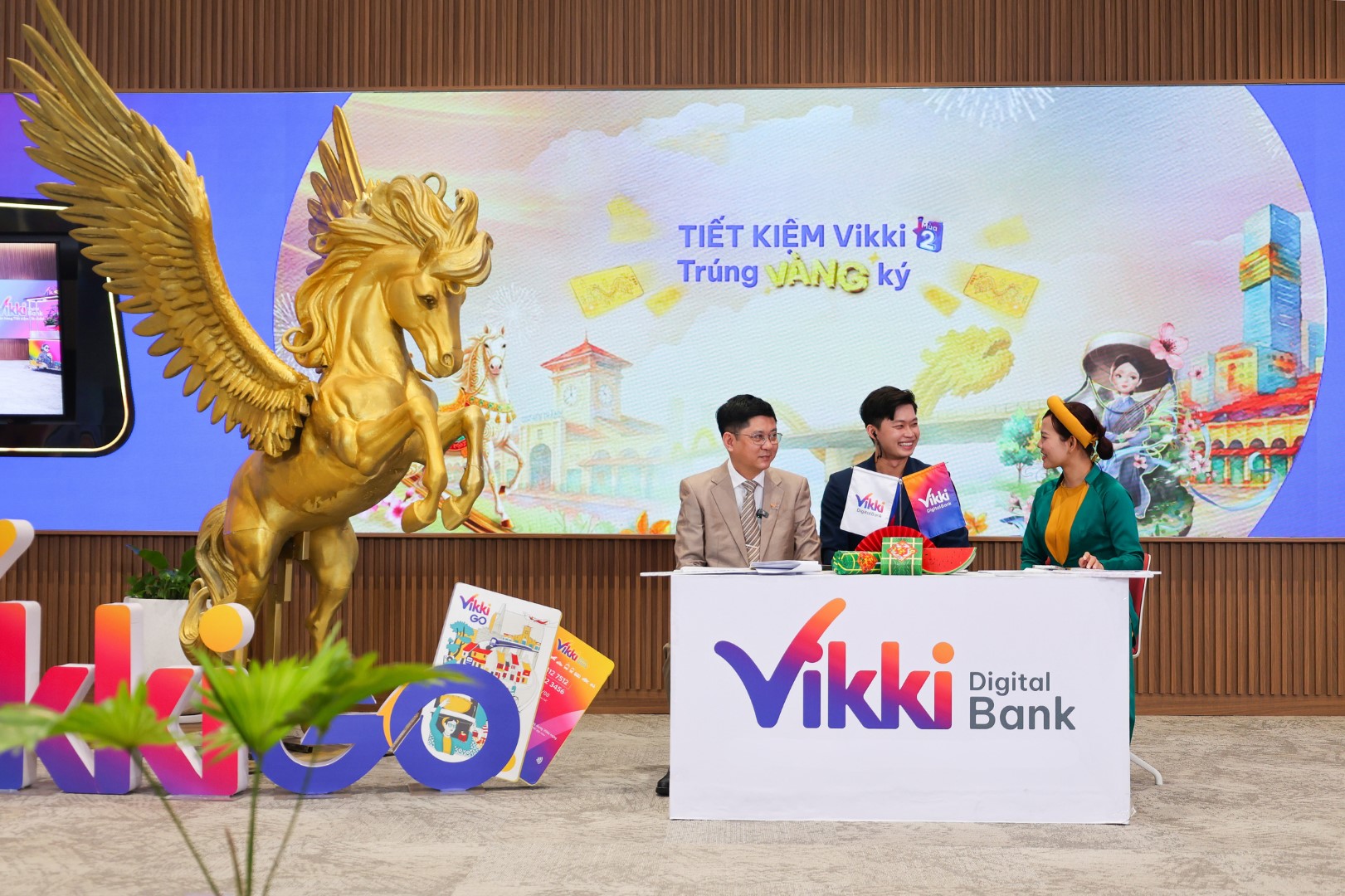 Vikki Bank chính thức khởi động mùa 3 - “Tiết kiệm Vikki – Trúng Ngựa Vàng Ký”. Ảnh: Vikki Bank.