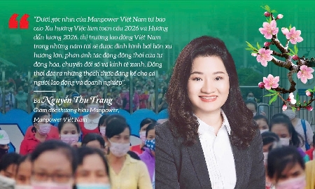 Bà Nguyễn Thu Trang – Giám đốc thương hiệu Manpower, Manpower Việt Nam.