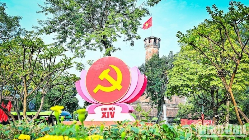 Thủ đô Hà Nội sẽ phát huy vai trò đầu tàu, tạo nền tảng và động lực cho sự phát triển của đất nước trong kỷ nguyên mới. Ảnh: Nhân Đân.