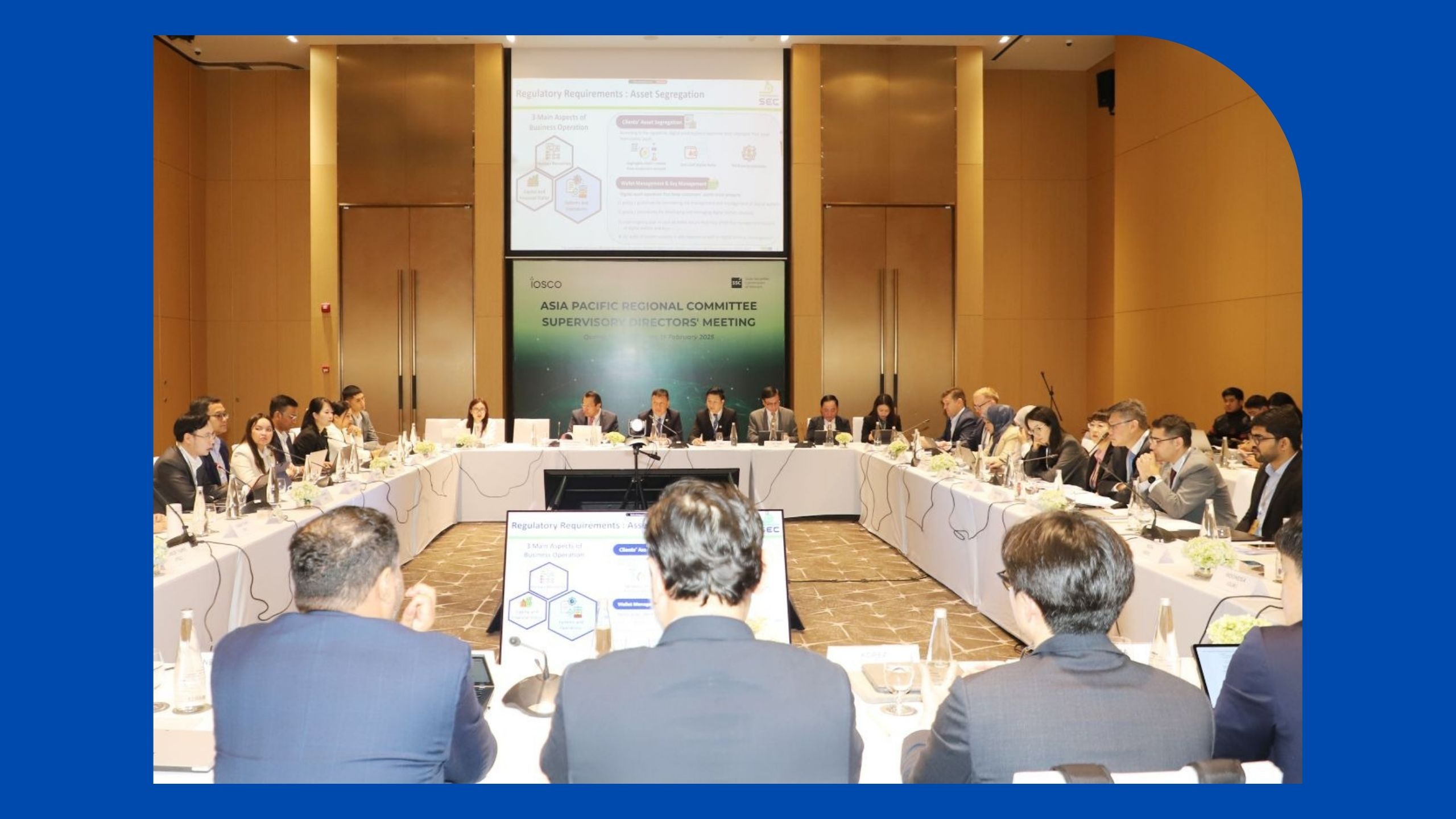 Phiên họp chuyên môn về&nbsp;công tác giám sát thị trường chứng khoán trong khuôn khổ Hội nghị tiểu ban khu vực châu Á-Thái Bình Dương (APRC) thuộc Tổ chức quốc tế các Ủy ban Chứng khoán (IOSCO), ngày 19/2/2025