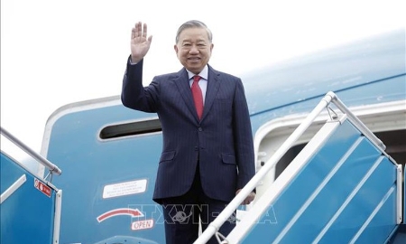 Tổng Bí thư Tô Lâm lên đường tham dự cuộc họp khai mạc Hội đồng Hòa bình về Gaza tại Hoa Kỳ