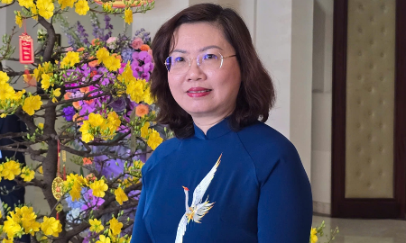 Bà Vũ Thị Chân Phương, Chủ tịch Ủy ban Chứng khoán Nhà nước