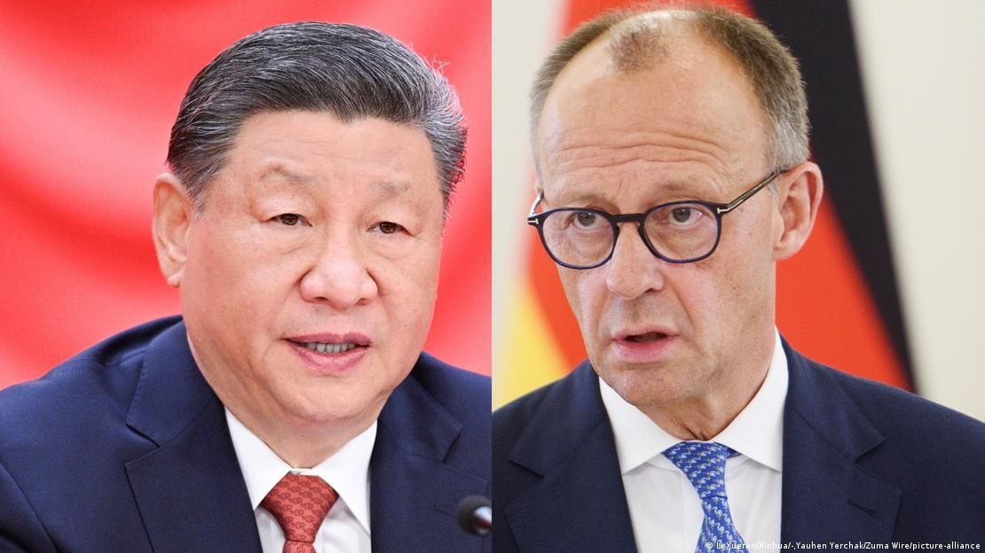 Thủ tướng Friedrich Merz, người dự kiến hội đàm với Chủ tịch Tập Cận Bình, sẽ dẫn đầu một đoàn doanh nghiệp Đức quy mô lớn sang Trung Quốc trong chuyến thăm chính thức tuần tới. Ảnh: Li Xueren/Xinhua; Yauhen Yerchak/Zuma Wire/picture alliance