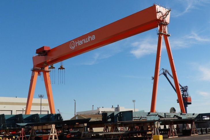 Xưởng đóng tàu Hanwha Philly tại Philadelphia, Mỹ. Ảnh: Yonhap