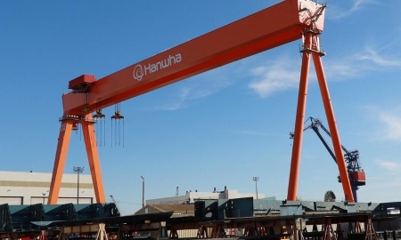 Xưởng đóng tàu Hanwha Philly tại Philadelphia, Mỹ. Ảnh: Yonhap